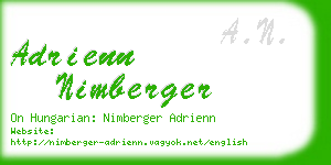 adrienn nimberger business card